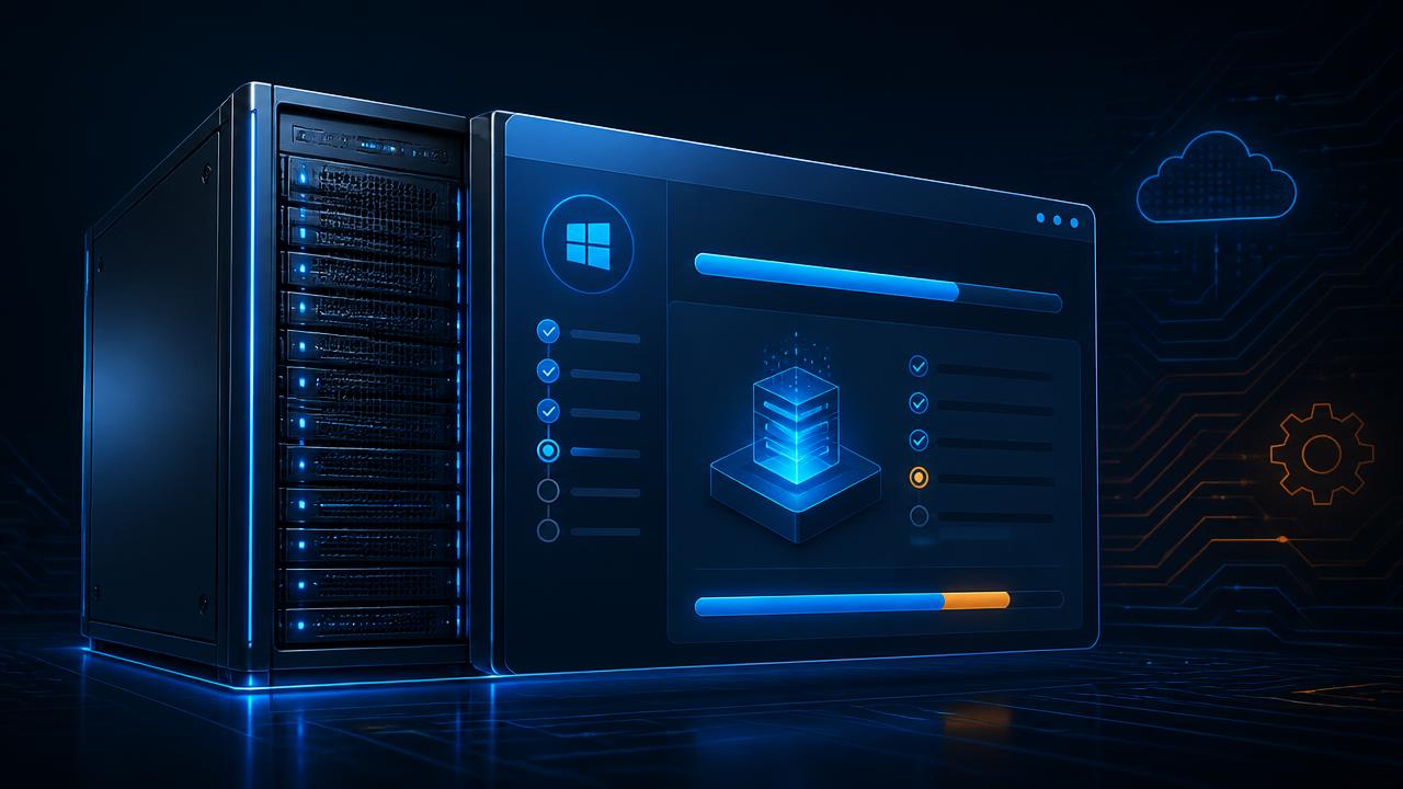 התקנת Windows Server 2025: המדריך המלא מא׳ עד ת׳ — מדיה, מהדורות, Core מול Desktop והגדרה ראשונית